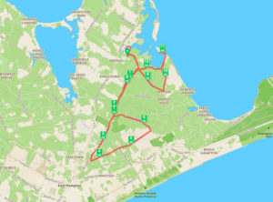 Hamptons Half Marathon Map