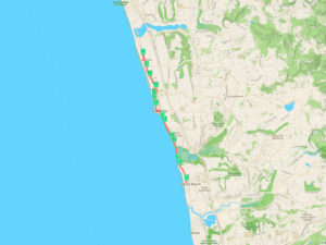 Encinitas Half Marathon Map
