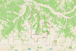 Run Bentonville Half Marathon Map