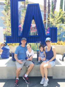 Dodgers Stadium Happy Family