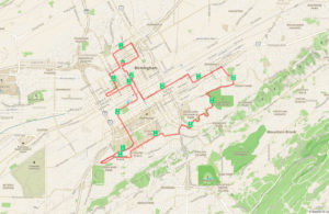 Mercedes Benz Half Marathon Map