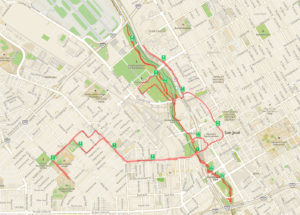 NorCal Half Marathon Map