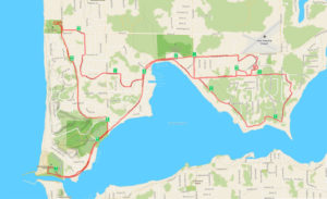 Park2Park Half Marathon Map